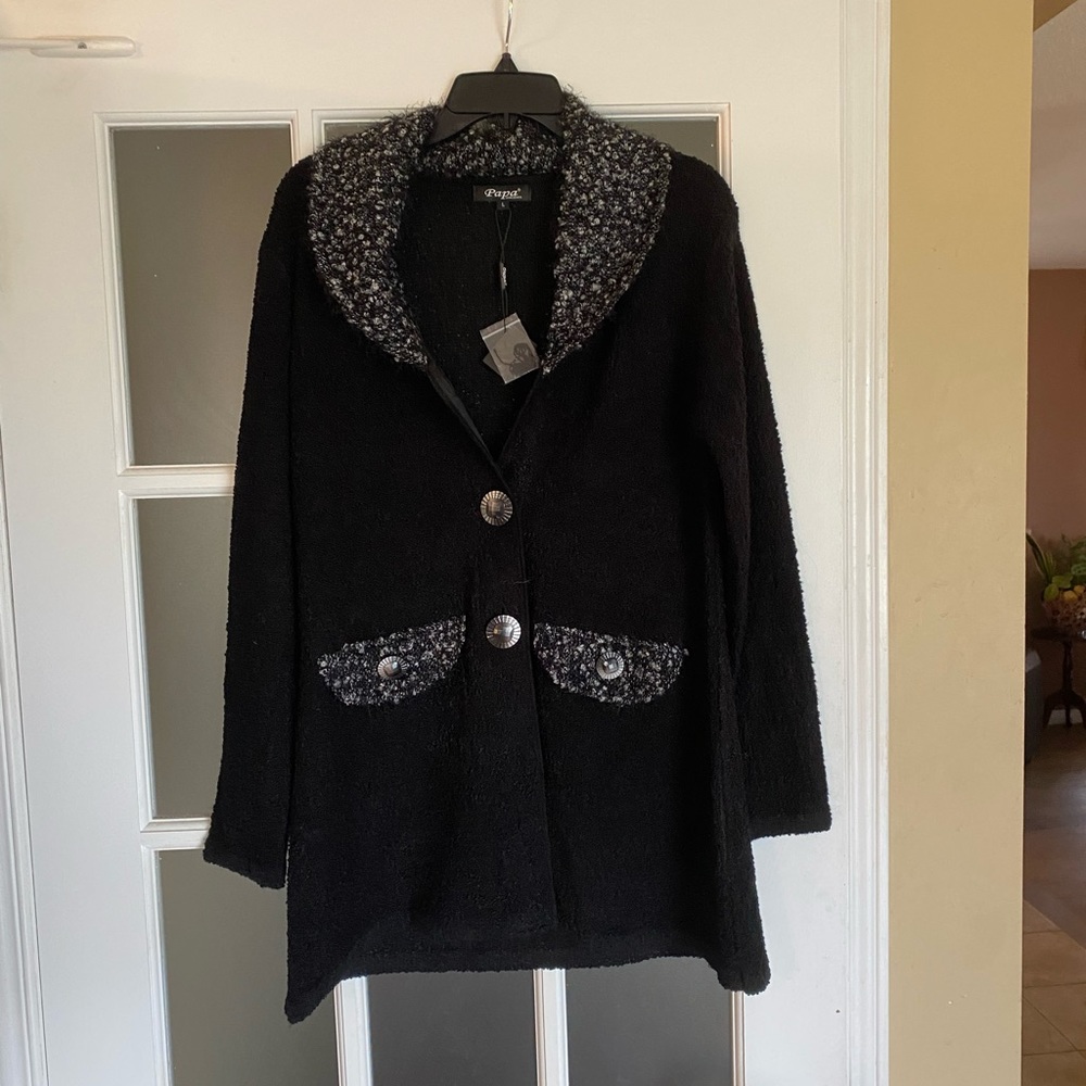 Papa Vancouver Boucle Jacket Cardigan